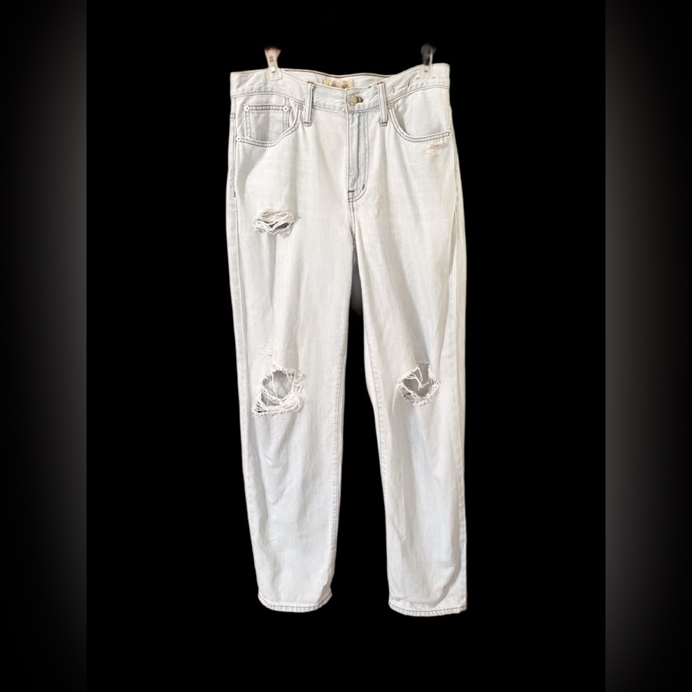 Madewell slouchy boyjean light wash 26